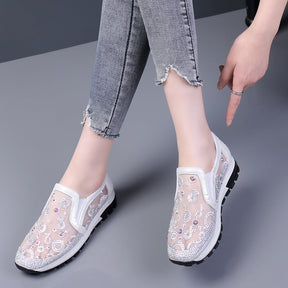 Tênis Ortopédico Feminino Casual Flor Soft - - A Solução ideal para acabar com suas dores! - PROMOÇÃO VERÃO DE OFERTAS!