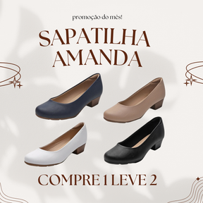 Sapatilha Ortopédica Amanda - A leveza e conforto que seus pés precisam! - (COMPRE 1 LEVE )  + BRINDE EXCLUSIVO!