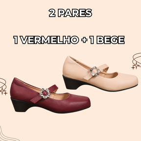 Sapatilha Terapêutica Florisbella - Perfeita para seu conforto e alívio as dores - Esquenta Black + Brinde! (COMPRE 1 LEVE 2)