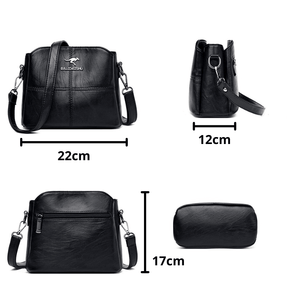 Beauty Premium® Bolsa de Couro - COMPRE 1 LEVE 2 - PROMOÇÃO VERÃO DE OFERTAS! (65%OFF) Últimas Unidades